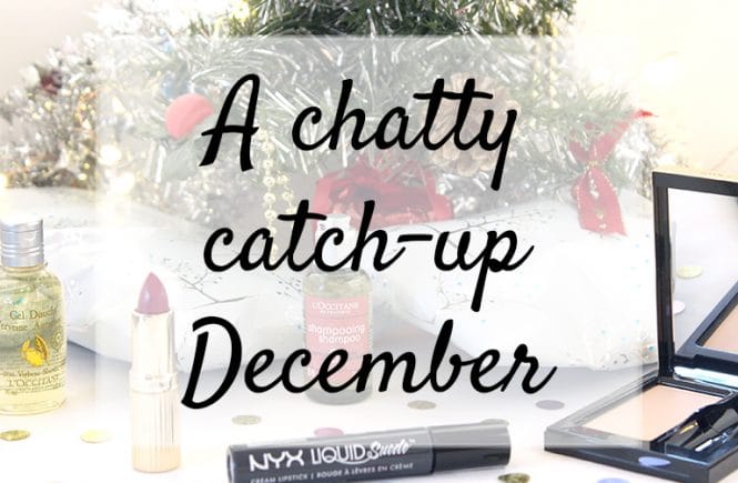 Presents and beauty products under the Christmas Tree