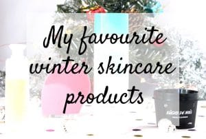 Winter skincare products
