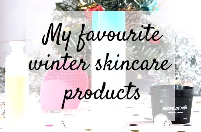 Winter skincare products